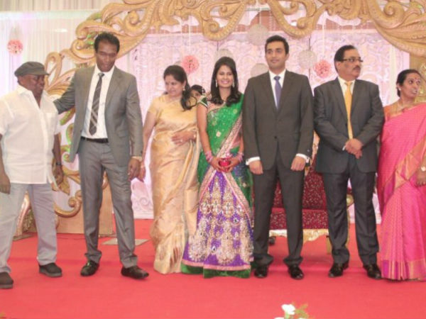 Senthil At Arun Pandian's Wedding Reception