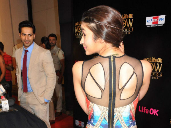 Life Ok Awards 2014: Alia Bhatt Shows Off Tattoo For Humpty Sharma...Promotions