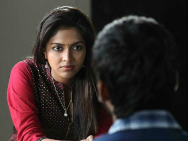 Amala Paul's Serious Look