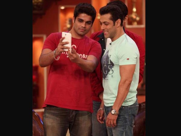 Salman During Shooting