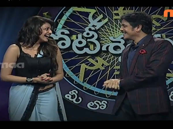 Kajal Aggarwal On Nagarjuna's Meelo Evaru Koteeswarudu