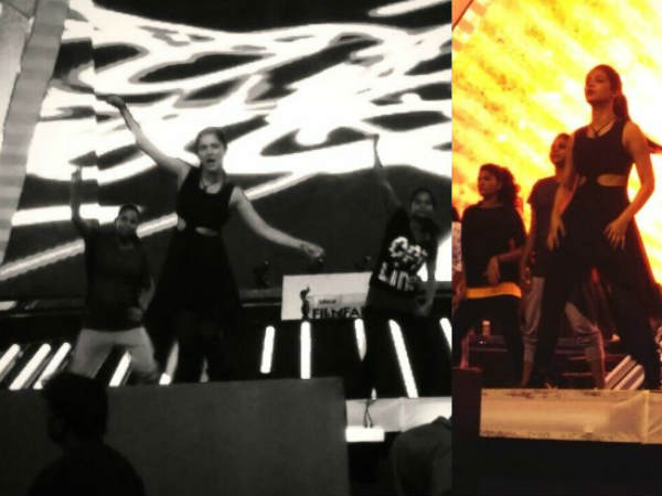 Shruti Hassan Rehearses For Filmfare