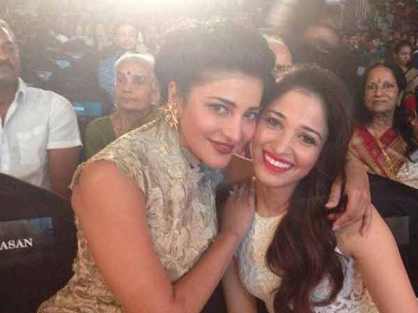 Shruti Hassan Bonds With Tamanna