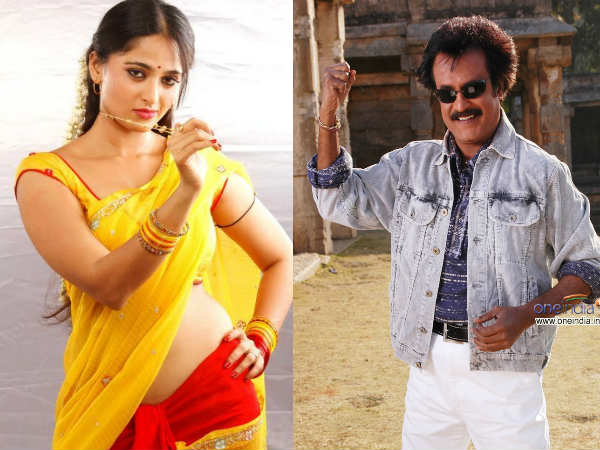 Anushka Shetty With Rajinikanth