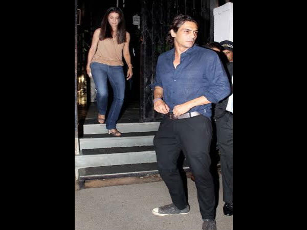 Arjun Rampal-Mehr Jessia Rampal