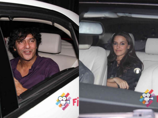 Neha Dhupia & Chunky Pandey 