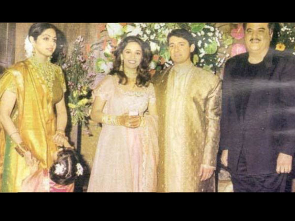 Sridevi-Boney Kapoor At The Marriage